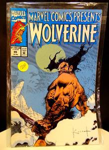 lot 124 image: Marvel Comics Presents #95 (1991) Origin Of Wolverines Yellow And Blue Suit