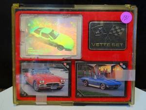 lot 131 image: 1991 INAUGURAL VETTE CARD SET - COMPLETE