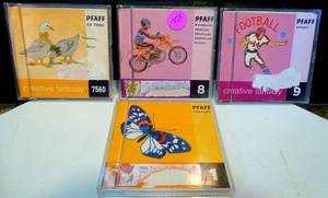 lot 150 image: COLLECTION OF PFAFF EMBROIDERY PATTERN MEMORY CARDS