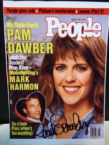 lot 162 image: AUTHENTIC PAM DAWBER (MORK & MINDY) HAND SIGNED 5 X 7 PHOTO