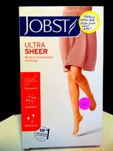 lot 161 image: $$$ - JOBST ULTRA SHEER MEDICAL COMPRESSION STOCKINGS - X-LARGE