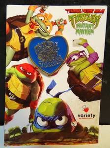 lot 209 image: NEW - TEENAGE NINJA TURTLES BLUE HEART MEDALLION