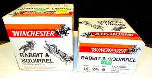 lot 230 image: WINCHESTER RABBIT & SQUIRREL - 12 ga, 2 34 6 SHOT (2 X MONEY)