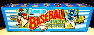 lot 244 image: 1989 DONRUSS BASEBALL FACTORY SET - SEALED INCLUDES KEN GRIFFEY JR ROOKIE CARD AND PUZZLE SET $$