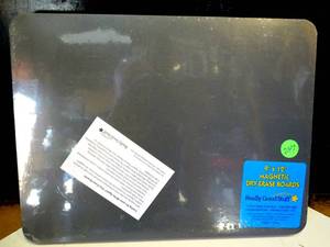 lot 247 image: NEW - PACK OF 6 9 X 12 MAGNETIC DRY ERASE BOARDS