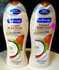 lot 281 image: NEW SOFTSOAP 20 OZ COCONUT BUTTER SCRUB (2 X MONEY)