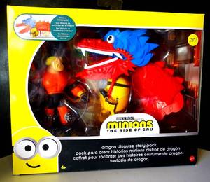 lot 287 image: NEWSEALED - MINIONS THE RISE OF GRU DRAGON DISGUISE STORY PACK