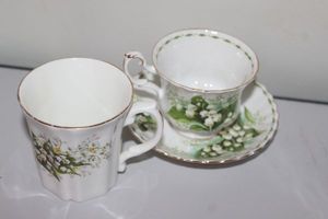 lot 46 image: Paragon Bone China Tea Cup and Saucer