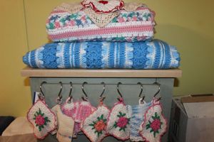 lot 104 image: Blankets and more