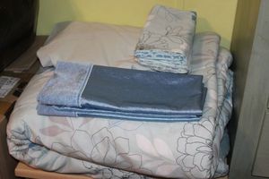 lot 110 image: Bedding and Pillow