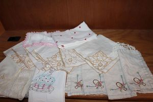lot 141 image: Hand made Kitchen Linens