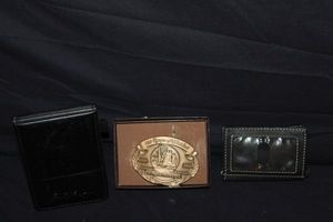 lot 177 image: Wallets and Belt Buckle