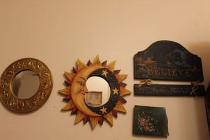 lot 192 image: Moon, Sun and Stars Dcor