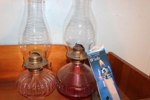 lot 203 image: Oil Lamps
