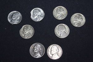 lot 19 image: 1942-1970 Error nickels