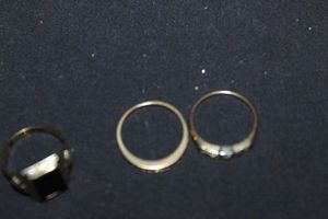 lot 25 image: 3 Silver Rings stamped 925