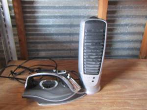 lot 35 image: iron, small space heater