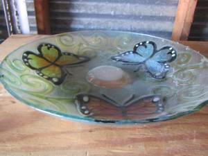 lot 40 image: butterfly design fruit bowl
