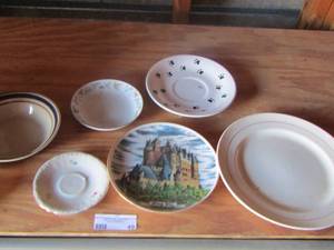 lot 49 image: dcor bowls and plates