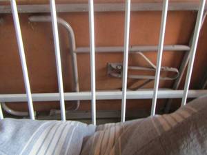 lot 63 image: Futon bed frame with mattress