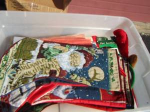 lot 160 image: Christmas lot- stockings plus