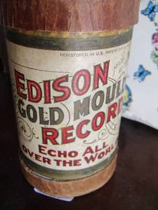 lot 175 image: EDISON RECORD  IN SLEEVE ECHO ALL OVER THE WORLD