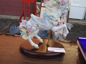 lot 195 image: CAROUSE HORSE