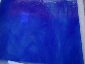 lot 199 image: blue square pieces of stained glass