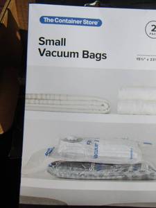lot 202 image: all sizes of vacuum bags new  new
