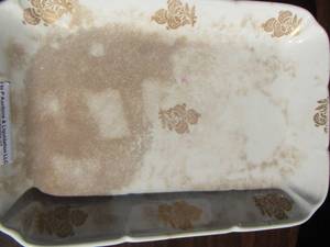lot 205 image: England platter and brown jug