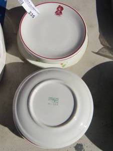 lot 235 image: dinner plates