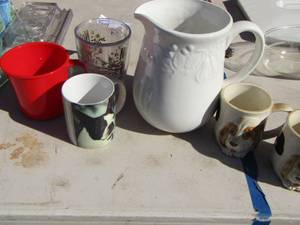 lot 239 image: coffee mugs- pitcher plus