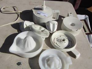 lot 241 image: lemon juicers qty 2--