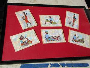 lot 333 image: AFRICIAN ART  by GAKUSH  FRAMED 1928