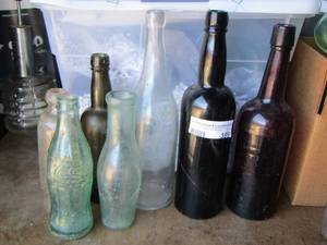lot 359 image: vintage bottles