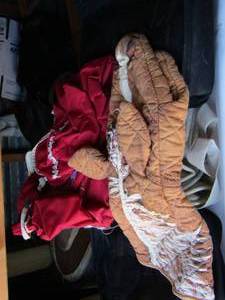 lot 393 image: horse hand mitten and more