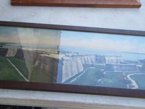 lot 402 image: FORT MARION  - ST. AUGUSTINE,FLORIDA  9 x 28 Framed art