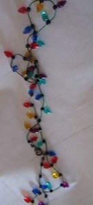 lot 380 image: Christmas light necklace