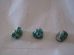 lot 371 image: Turquoise pieces has been tested ( real)