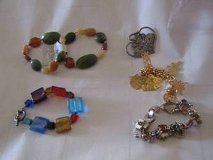lot 413 image: beaded bracelets