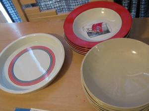 lot 65 image: Coca Cola bowls  QTY 6,  Idea bowls