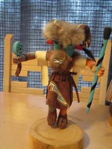 lot 89 image: NATIVE AMERICAN Kachina doll  11 TALL