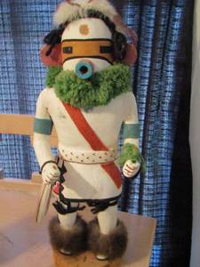 lot 90 image: NATIVE AMERICAN Kachina doll  HOPI  16 TALL