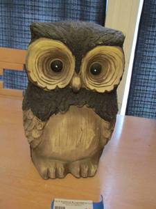 lot 92 image: Owl sculpture