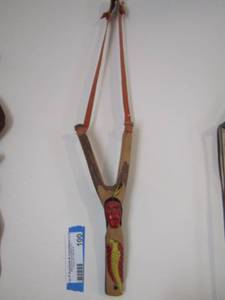 lot 100 image: NATIVE AMERICAN Sling shot 19