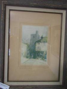 lot 44 image: F. Robinson framed art   2319