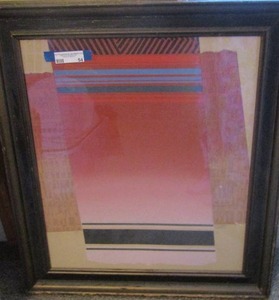 lot 54 image: NATIVE AMERICAN ART - BLANKET  3228 framed