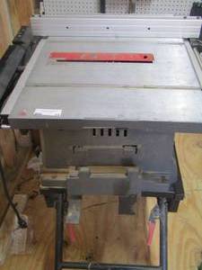 lot 24 image: Porter cable table saw 120 v serial # 061602