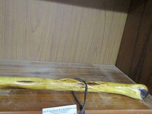 lot 230 image: CARVED WOOD STICK   14 LENGTH