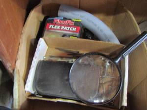 lot 231 image: garage lot small hand tools, flex patch and more
